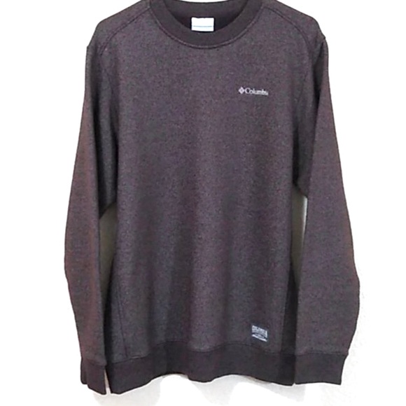 Columbia Mens Thermal cozy crewneck Sweatshirt Gorpcore brown M - Picture 1 of 8